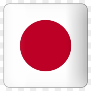 Japan Flag Buttons And Icons - Japan Square Icon
