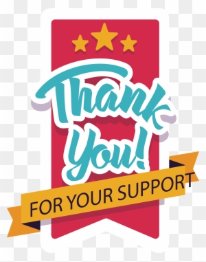 Youtube Clip Art - Thank You For Your Support