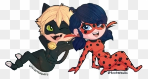 Power Couple By Frostedpuffs - Anime Wallpaper Chat Noir Miraculous Ladybug