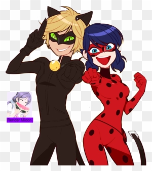 Ladybug And Chat Noir By Trujayy Imagenes De Ladybug Animado Free Transparent Png Clipart Images Download
