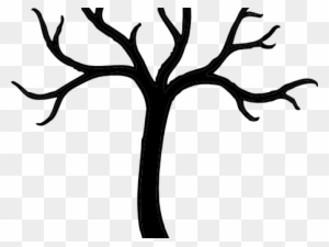 Bare Tree Template - Tree Without Leaves Clipart