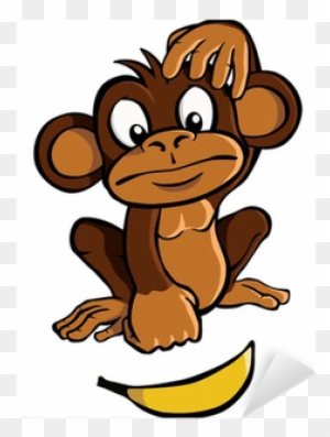 Monkey Scratching Head Animated