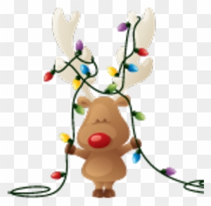 Sheboygan Xmas Light - Cheery Reindeer From All Of Us Holiday Card