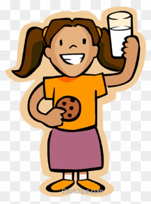 Pin Milk Clipart Free - Girl Drinking Milk Clipart
