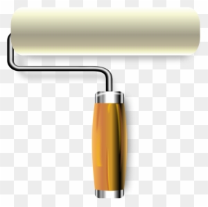 Free Clipart Of A Paint Roller And Brush - Paint Roller Brush Clipart