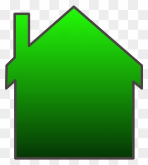 This Free Clip Arts Design Of Green House - Green Colored House Clip