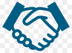 Partners Icon - Two Hands Shaking Icon Png