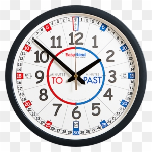 Easy Read - Wall Clock - To/past - Classroom - Read Time On Clock