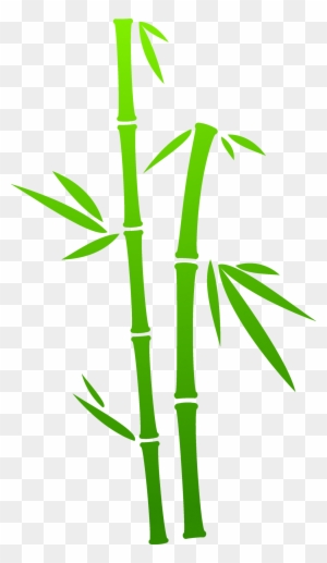 Bamboo Painting Green - Oriental Design Tile Coaster