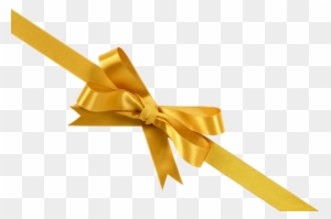 Gold Gift Bow - Gold Ribbon