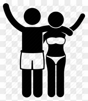 Honeymoon Png - Travel Couple Icon Png