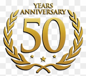 50 Years Anniversary Laurel - Wedding 25th Anniversary Logo Png