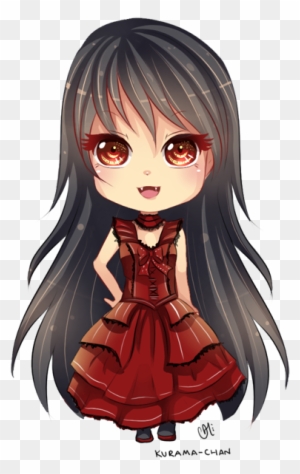 cute cartoon vampire girl