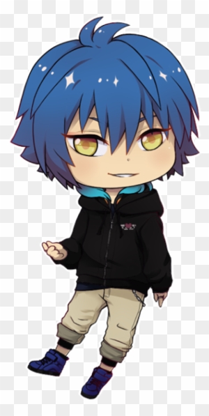 Anime Boy With Blue Hair Download Anime Chibi Jacket Free Transparent Png Clipart Images Download - blue anime boy hair roblox outfits