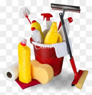 House Cleaning - Cleaning Products Clipart