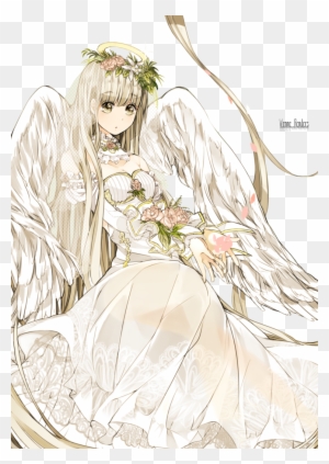 Free Dark Angel Anime Girl Drawing - Anime Angel Girl Render