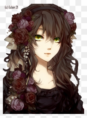Anime - ) - Short Brown Haired Anime Girl - Free 