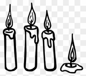 Candle Clip Art Black And White Transparent Png Clipart Images Free Download Clipartmax