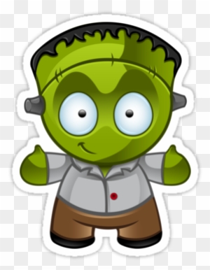 Cute Frankenstein Face Cartoon Frankenstein Monster - Frankenstein Cartoon