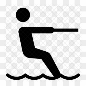 Water-skiing Icon - Water Ski Clip Art