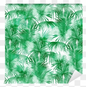 Tropical Watercolor Pattern - Watercolor Pattern Palm Trees