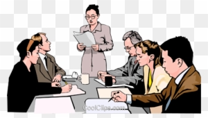Business Meeting - Office Meeting Clipart Png