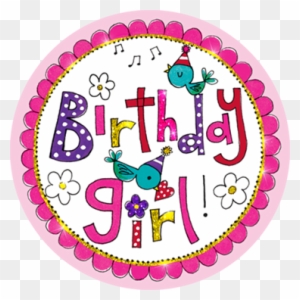 Rachel Ellen Designed Birthday Girl Big Birthday Badge