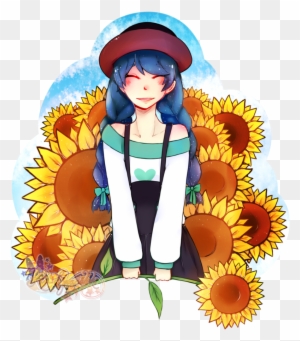 Sunflower Pixel Captain By Kai Spacetoki - Illustration