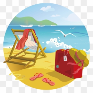 Tropical Islands Resort Beach Summer Clip Art - Summer Clip Art Beach