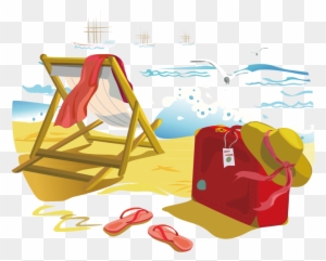 Beach Vacation Summer Euclidean Vector - Summer Clip Art Beach