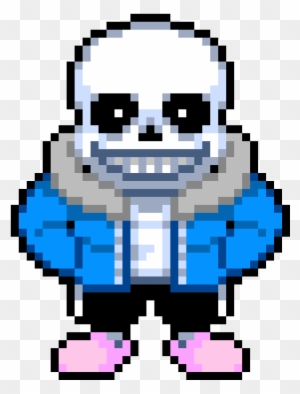 I Tried To Fixed Sans Overworld Sprite And Made It - Undertale Sans Pixel  Art Transparent PNG - 520x720 - Free Download on NicePNG