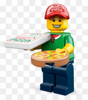 This Minifig, From Cmf 12, Has A Lot Going For It, - Lego Pizza Delivery Man