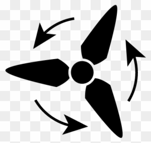 Ecological Generator Tool Of Rotatory Fan Vector - Fan On Icon
