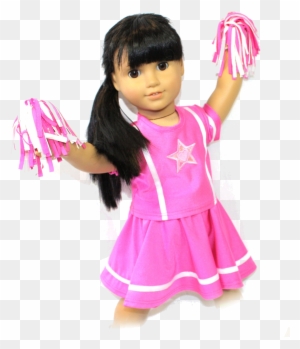 Fits American Girl 18 Inch Doll - Arianna Crazy For Cheer Fits 18 Inch Dolls, Pink