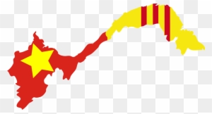 North And South Vietnam Flags