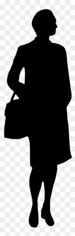 Person Silhouette Clip Art - Silhouette Woman Png