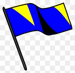 Go Back Gallery For Color Guard Clip Art Marching Band - Blue Black And Gold Flag