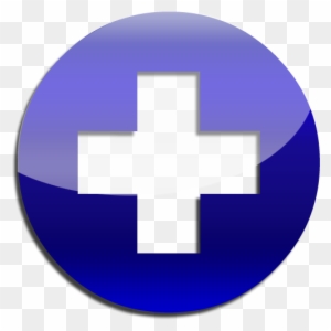 Pharmacy Medical Clipart - Blue Medical Cross Symbol
