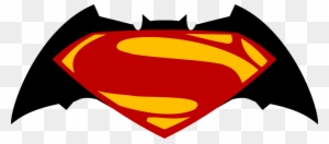 Batman Clipart Batman Vs Superman - Batman V Superman Logo Drawing