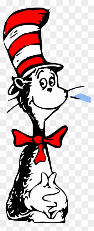 Wall Dr Seuss Cat In Hat Character For Kids Room Cartoon - Cat In The Hat