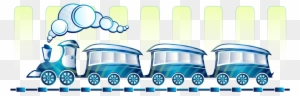 Blue Train By Viscious-speed On Clipart Library - Train Clipart Cartoon Train