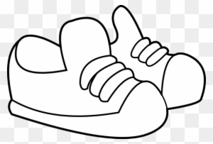 Kids Sneakers Coloring Page - Shoes Coloring