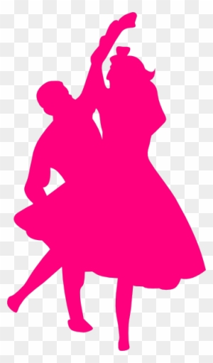 Dancing Couple Silhouette Clip Art Clipart - Live To Dance Wall Calendar
