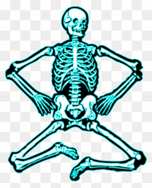 Skeleton Dance Svg Clip Arts 486 X 600 Px - Halloween Skeleton Greeting Card