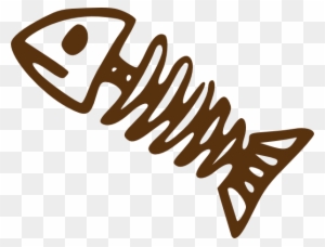 Bonefish Clip Art - Fish Bone Cartoon