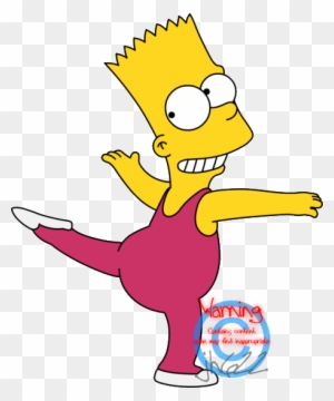 Ballerina By Jh622 - Bart Simpson Ballet Png