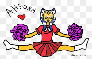 Ahsoka Cheerleader Doodle By Djklink20009 On Clipart - Cheerleader