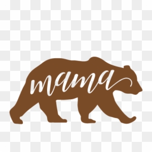 Download Mama Bear Svg Cuts Scrapbook Cut File Cute Clipart Mama Bear Free Svg Free Transparent Png Clipart Images Download