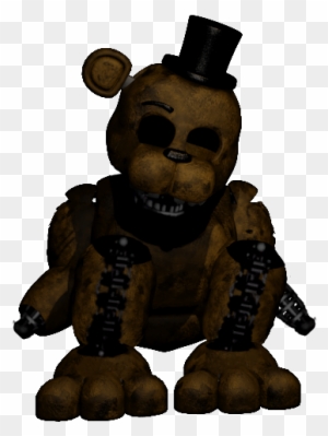 Unwithered Freddy Fnaf 2 Something Scary, Fnaf Characters, - Fnaf 2  Unwithered Freddy, HD Png Download - 748x1052(#1721031)