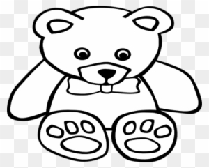 Coloring Trend Thumbnail Size Teddy Bear Clip Art Outline - Teddy Bear Coloring Pages